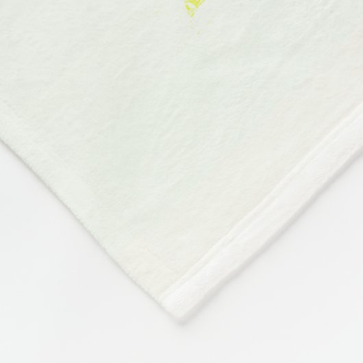 Bunny Rabbit in Grass Fleece Blanket (Hoek)