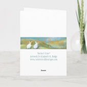 Bunny Rabbit Kaart (Achterkant)