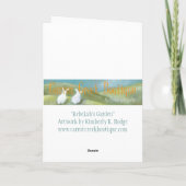 Bunny Rabbit Kaart (Achterkant)