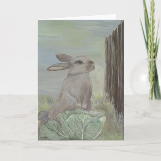 Bunny Rabbit Kaart (Voorkant)