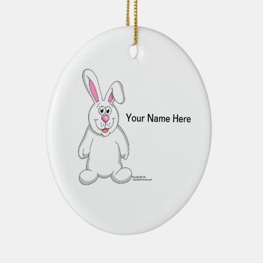 Bunny Rabbit Keramisch Ornament (Rechts)