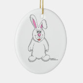 Bunny Rabbit Keramisch Ornament (Rechts)