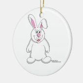 Bunny Rabbit Keramisch Ornament (Links)