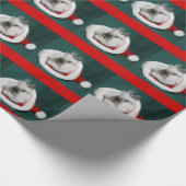 Bunny rabbit kerst cadeaupapier (Hoek)