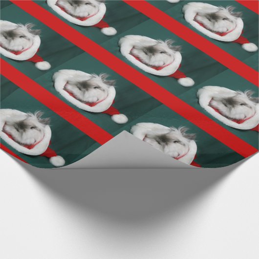 Bunny rabbit kerst cadeaupapier (Hoek)