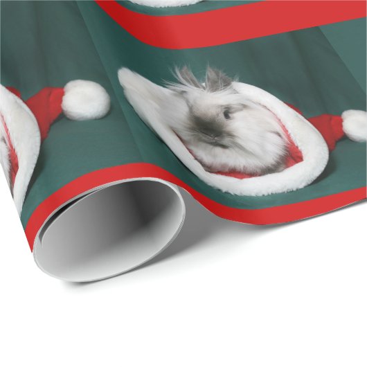Bunny rabbit kerst cadeaupapier (Rol Hoek)