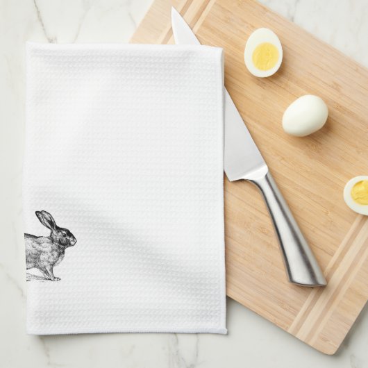  Bunny Rabbit Kitchen Towelen Theedoek (Quarter Fold)