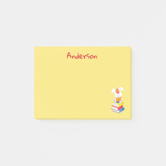 Bunny Rabbit Leesboeken Post-it® Notes (Voorkant)