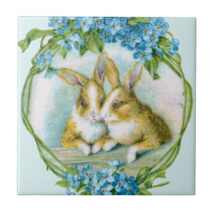 Bunny Rabbit Love Tile Tegeltje