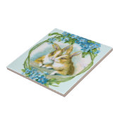 Bunny Rabbit Love Tile Tegeltje (Zijkant)