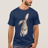 Bunny Rabbit Lover t shirt Farmer Retro (Voorkant)