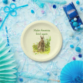 Bunny Rabbit maakt Amerika weer gek op papieren Bo Papieren Bordje (Feest)