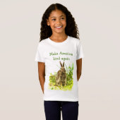 Bunny Rabbit maakt Amerika weer vriendelijk Kinder T-shirt (Voorkant volledig)