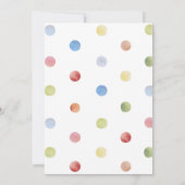 Bunny Rabbit Magic Show Boy Verjaardagsfoto Kaart (Achterkant)