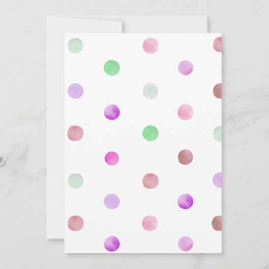 Bunny Rabbit Magician Magic Show Meisje Verjaardag Kaart (Achterkant)