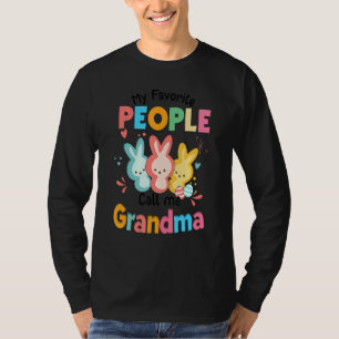 Bunny Rabbit Mijn favoriete mensen noemen me oma T-shirt