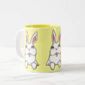 Bunny Rabbit Mok Coffee Cup pap Bunny Cup (Voorkant links)