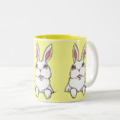 Bunny Rabbit Mok Coffee Cup pap Bunny Cup (Voorkant rechts)