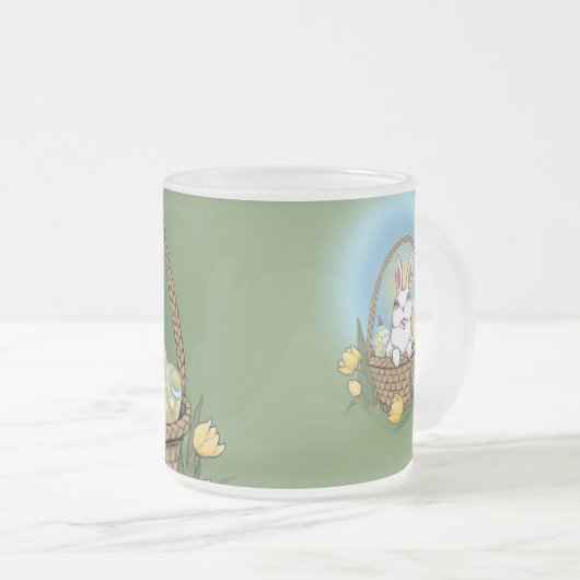 Bunny Rabbit Mok Coffee Cup pap Bunny Cup (Voorkant rechts)