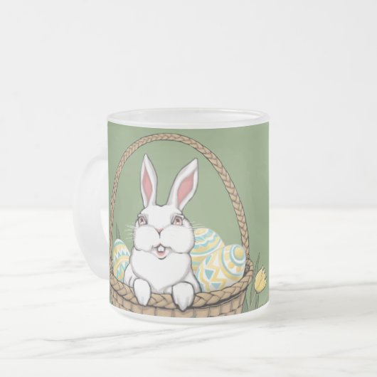 Bunny Rabbit Mok Coffee Cup pap Bunny Cup (Voorkant links)
