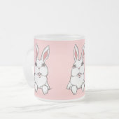 Bunny Rabbit Mok Coffee Cup Roze Bunny Cup (Voorkant links)