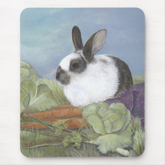 Bunny Rabbit Mousepad Muismat (Voorkant)