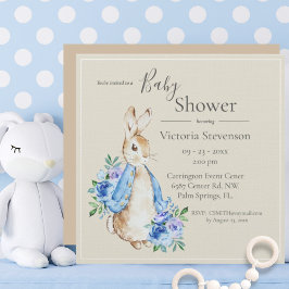 Bunny Rabbit Neutral Baby shower Invitation