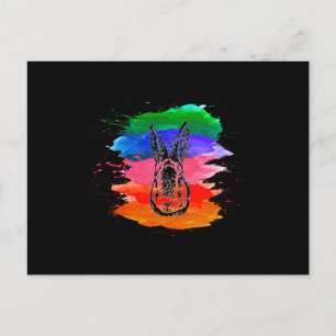 Bunny Rabbit paashaas Cute Funny Gift Idee Briefkaart