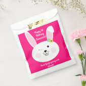 Bunny Rabbit Paaslente verjaardagsfeestje Bedankzakje (Gezegeld)