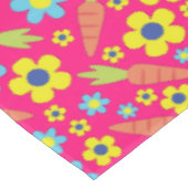 Bunny Rabbit Paaslente verjaardagsfeestje Tafelkleed (Gekanteld)