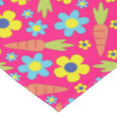 Bunny Rabbit Paaslente verjaardagsfeestje Tafelkleed (Gekanteld)