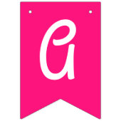 Bunny Rabbit Paaslente verjaardagsfeestje Vlaggetjes (Derde vlag)