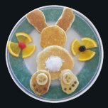 Bunny Rabbit Pancake Breakfast Drawer Pull Knop<br><div class="desc">Mijn oorspronkelijke foto van de ontbijtbunnpannenkoeken maakt een schattige lade voor een keuken of een panuitje.</div>