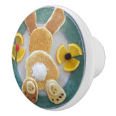 Bunny Rabbit Pancake Breakfast Drawer Pull Knop (Rechts)