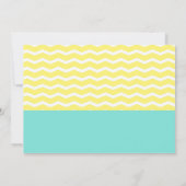 Bunny Rabbit Pasen Verjaardag Foto Uitnodiging (Achterkant)