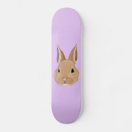Bunny Rabbit Persoonlijk Skateboard (Voorkant)