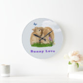 Bunny rabbit poster grote klok (Huis)