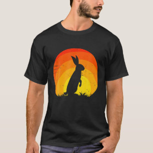 Bunny Rabbit Retro  80S Style Bunny Lover K T-shirt