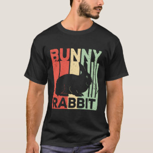 Bunny Rabbit Retro Unisex T-shirt