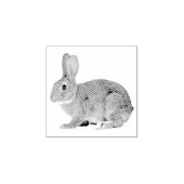 Bunny Rabbit Rubberstempel (Afrduk)