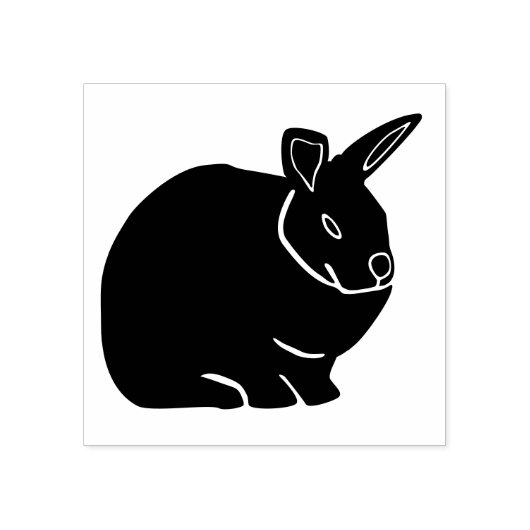 Bunny Rabbit Rubberstempel (Afrduk)