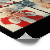 Bunny Rabbit Santa Animal Fotografie Kerstboom Poster (Hoek)