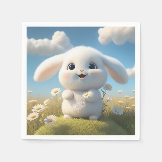 Bunny Rabbit Servet (Voorkant)