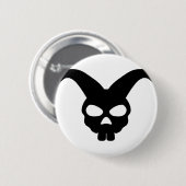 Bunny Rabbit Skull Ronde Button 5,7 Cm (Voorkant /achterkant)