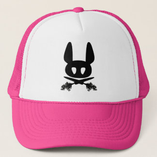 Bunny Rabbit Skull Trucker Hat Pet