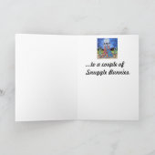 Bunny Rabbit/"Snuggle Bunnies" Jubileum Kaart (Binnen)