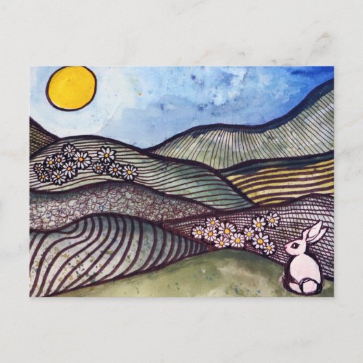 Bunny Rabbit Spring                                Briefkaart (Voorkant)