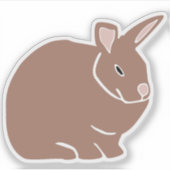 Bunny Rabbit Sticker (Voorkant)