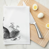 Bunny Rabbit Theedoek (Quarter Fold)