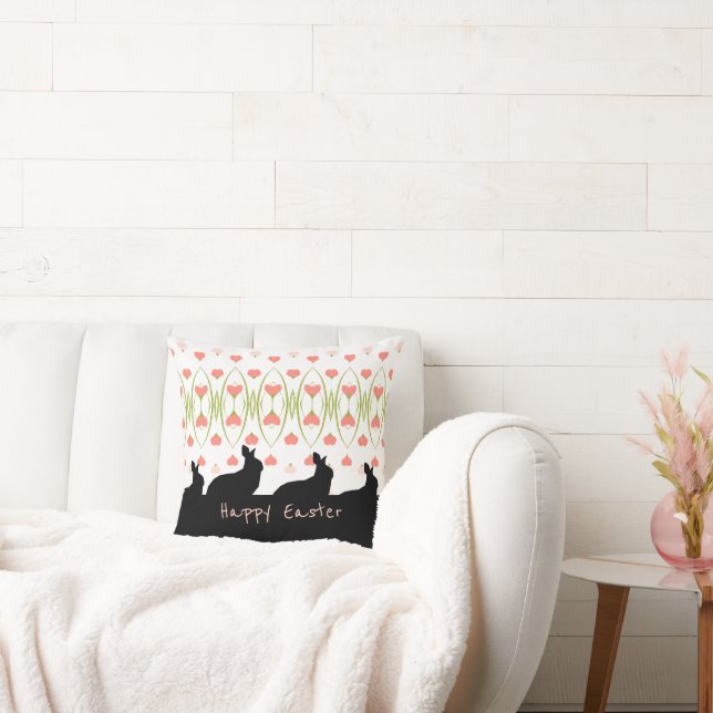 Bunny Rabbit Thepe Designer Kussen (Bank)